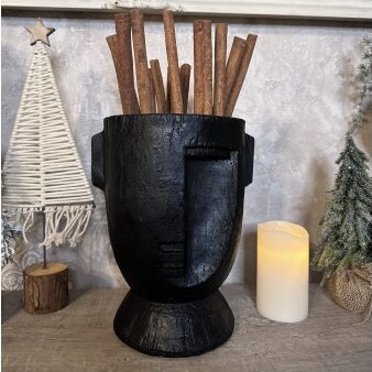 Kaspó arccal kerámia2