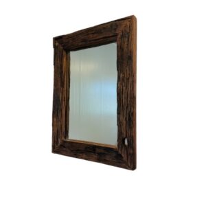 Tükör teakfa kerettel