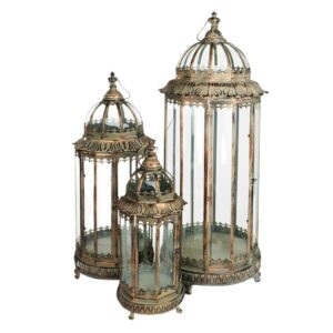 fém lámpás szett rész 3 részes